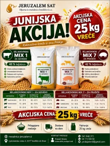 Junijska akcija: Beljakovinski Mix 1 in Mix 7 v 25 kg vrečah